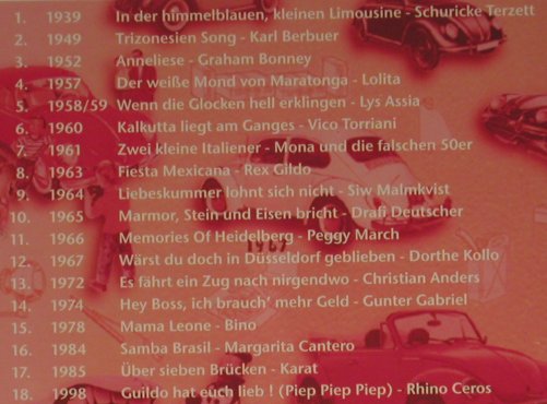 V.A.Good to Be Back: (Vom Käfer Zum Beetle),18Tr., Cedar, , 99 Typ: CD Best.-Nr.: 57217 Preis: 5,00 Euro