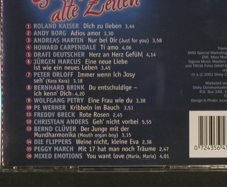 V.A.Mamis Lieblings-Hits: Gute,Alte Zeiten, 16 Tr., Disky(GDC 645272), EU, 2001 - CD - 60691 - 5,00 Euro