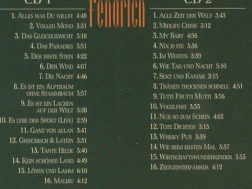 Fendrich,Rainhard: Star Collection, BMG(), EU, 97 - 2CD - 63103 - 7,50 Euro