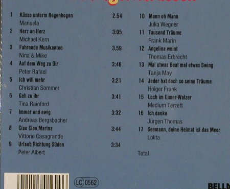 V.A.Schlager-Karussell: Manuela...Lolita ,17 Tr., Bella Musica, D, 1998 Typ: CD Best.-Nr.: 63746 Preis: 4,00 Euro