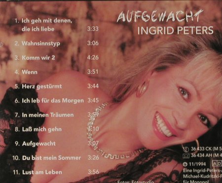 Peters,Ingrid: Aufgewacht, Monopol(), D, 1994 - CD - 63752 - 7,50 Euro