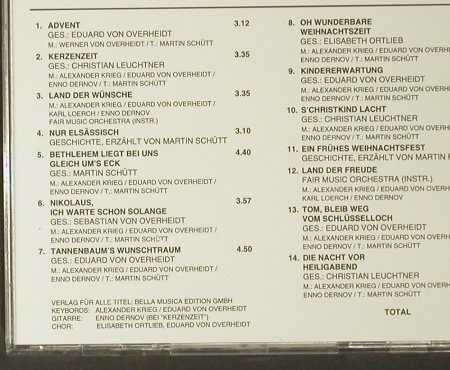 V.A.Lieder und Geschichten: zum Advent, 14 Tr., Bella Musica(BM-CD 8008), D,  - CD - 66132 - 5,00 Euro