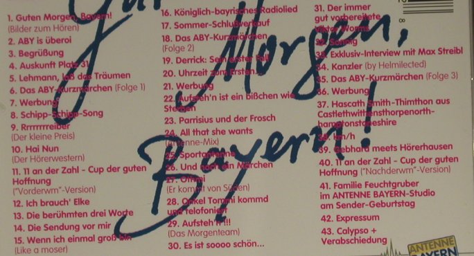 V.A.Die Platte 2: Oder:Wer andere nicht schlafen.., BMG, D, 94 Typ: CD Best.-Nr.: 66162 Preis: 5,00 Euro
