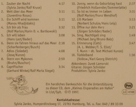 Janko,Sylvia: Zauber der Nacht, FS-New, Pirol(PR 13952), D, 1997 - CD - 80391 - 7,50 Euro