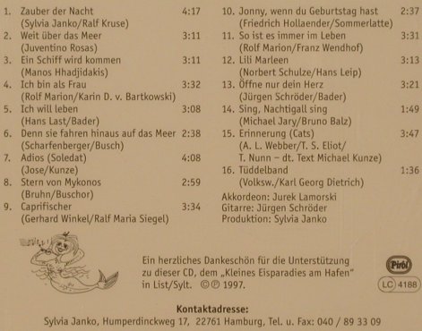 Janko,Sylvia: Zauber der Nacht, FS-New, Pirol (PR 13952), D, 1997 Typ: CD Best.-Nr.: 80391 Preis: 7,50 Euro
