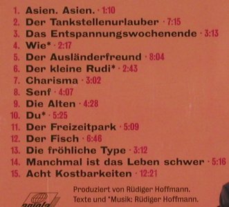 Hoffmann,Rüdiger: Asien Asien, BMG, D, 1998 Typ: CD Best.-Nr.: 80440 Preis: 5,00 Euro