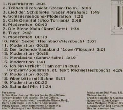 Horn,Guildo+Orth.Str.: Rückkehr nach Mendocino, EMI/Gassenhauer, NL, 2000 Typ: CD Best.-Nr.: 80442 Preis: 5,00 Euro