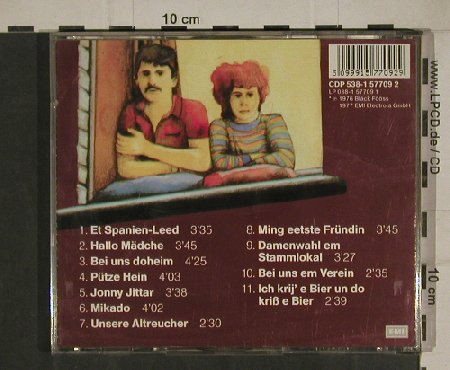 De Bläck Fös: Bei Uns Doheim, EMI(), D, 1977 - CD - 80450 - 5,00 Euro