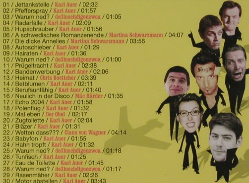 Auer,Karl und seine Freunde: Häppy Auer, FS-New, Südpolentertainment (EB016), , 2005 Typ: CD Best.-Nr.: 81223 Preis: 10,00 Euro