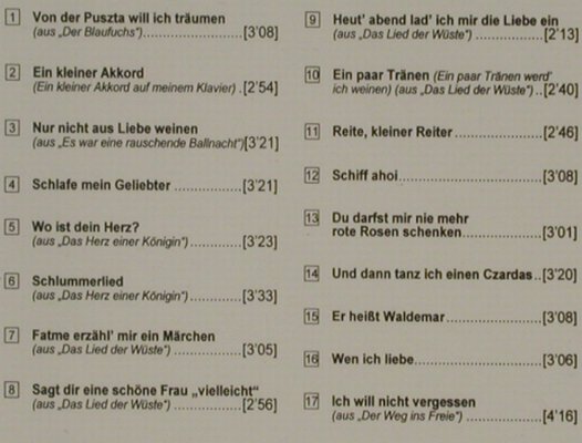 Leander,Zarah: Nur nicht aus Liebe weinen, Music Digital(13 532), D, 2001 - CD - 81416 - 5,00 Euro
