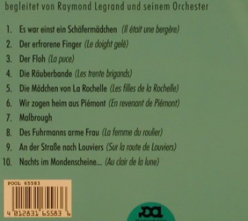 Vita,Helen: Freche Chansons a.d.altenFrankreich, Pool (65 583 DD), D(1964), 1998 Typ: CD Best.-Nr.: 81429 Preis: 7,50 Euro
