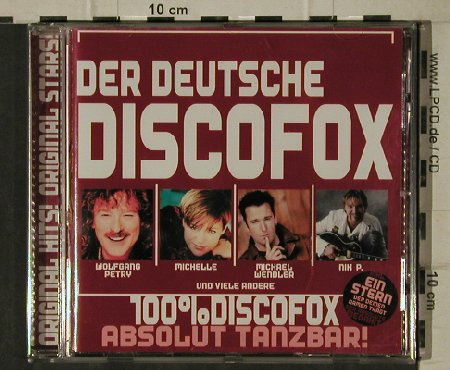 V.A.Der Deutscher DiscoFox: Nik P. ...Wolfgang Petry, Sony (88697 20896 2), D, 2008 Typ: CD Best.-Nr.: 81474 Preis: 4,00 Euro