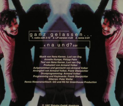Nena: Ganz Gelassen...*3+1, Polydor(573 481-2), D, 1997 - CD5inch - 81688 - 3,00 Euro