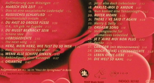 Tausendschön,Nessi: Herz,mein Herz, Digi, Indigo (RD 993364), D, 1999 Typ: CD Best.-Nr.: 81818 Preis: 7,50 Euro
