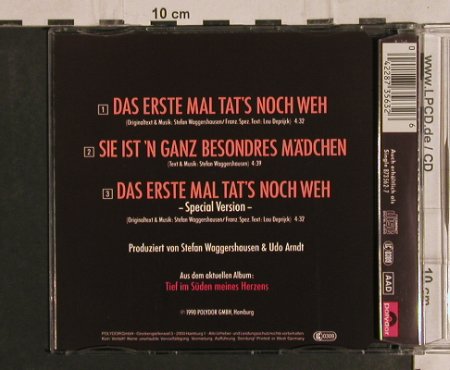 Waggershausen,Stefan & Victor Lazlo: Das Erste Mal Tat's Noch Weh*2+1, Polydor(873 562-7), D, 1990 - CD5inch - 82049 - 5,00 Euro