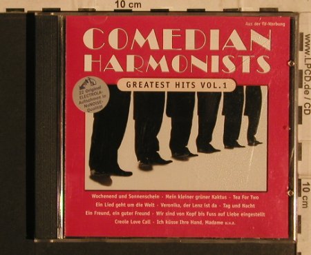 Comedian Harmonists: Greatest Hits Vol.1, 22Tr., EMI(4 93717 2 9), D, 1998 - CD - 82068 - 5,00 Euro