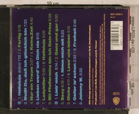 Westernhagen,Marius: Live, WB (9031-72393-2), D, 1990 Typ: 2CD Best.-Nr.: 83213 Preis: 11,50 Euro