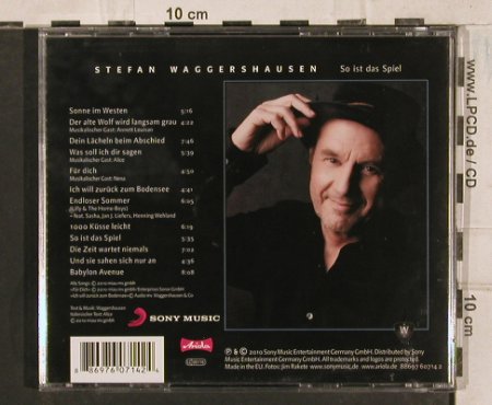 Waggershausen,Stefan: So ist das Spiel, Ariola, D, 2010 Typ: CD Best.-Nr.: 83702 Preis: 7,50 Euro