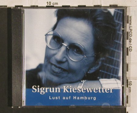 Kiesewetter,Sigrun: Lust auf Hamburg, Moriba (RP 12377), D, 1991 Typ: CD Best.-Nr.: 83780 Preis: 11,50 Euro