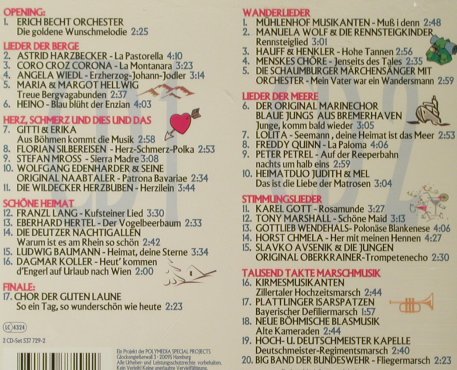 V.A.Das Super-Wunschkonzert: der Volksmusik, Carolin Reiber, Polystar (537 729-2), D, 1997 Typ: 2CD Best.-Nr.: 84012 Preis: 7,50 Euro