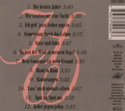 Wijnvoord,Harry: Die Besten Jahre, BMG, EEC, 1995 Typ: CD Best.-Nr.: 84013 Preis: 6,00 Euro