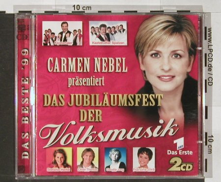 V.A.Jubiläumsfest der Volksmusik: Carmen Nebel präsentiert, Koch(), , 1999 - 2CD - 84014 - 6,00 Euro