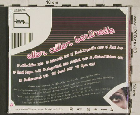 Ellen Allien: Berlinette, Digi, FS-New, BPitchC.(), EU, 03 - CD - 90547 - 10,00 Euro