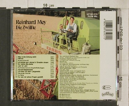 Mey,Reinhard: Die Zwölfte, Intercord(865.001), D, 1983 - CD - 90904 - 11,50 Euro