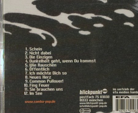 Samba: Komando, Blickpunkt/EFA (BP019), A, 97 Typ: CD Best.-Nr.: 91604 Preis: 12,50 Euro