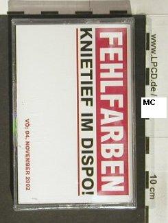Fehlfarben: Knietief im Dispo,PromoTape, FS-New, K7(), F, 2002 - MC - 91934 - 3,00 Euro