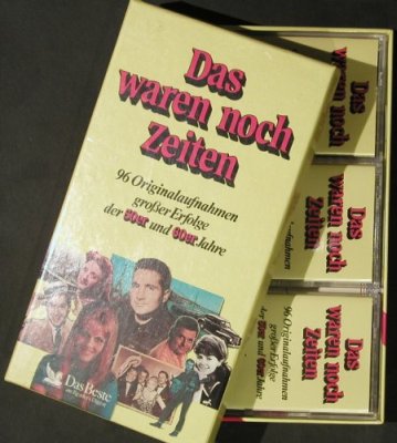 V.A.Das waren noch Zeiten: 96 Originalaufnahmen..50er,60er, Das Beste (DWZ 21753364), D,MC Box Typ: MC *3 Best.-Nr.: 92767 Preis: 4,00 Euro