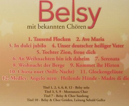 Belsy: Weihnachtstraum, FS-New, VM Rec., EU, 2005 Typ: CD Best.-Nr.: 93667 Preis: 7,50 Euro