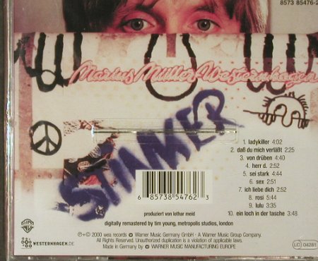 Westernhagen: Stinker, remastered, FS-New, WB (8573 85476-2), D, 2000 Typ: CD Best.-Nr.: 94041 Preis: 10,00 Euro