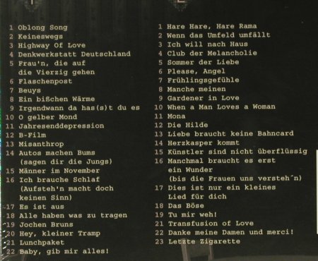 Fitzoblong: Club der Melancholie, Digi, FS-New, Mundraub, , 2006 Typ: 2CD Best.-Nr.: 94131 Preis: 10,00 Euro