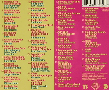 V.A.Schlagerwahn: D.Deutscher...AngelinaMonti, 48 Tr., Telefunken, D, 1998 Typ: 2CD Best.-Nr.: 94280 Preis: 11,50 Euro
