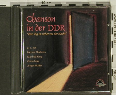 V.A.Chanson in der DDR: Kein Tag ist sicher vor der Nacht, Duophon, D, 1999 Typ: CD Best.-Nr.: 94345 Preis: 10,00 Euro