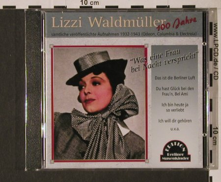 Waldmüller,Lizzi: Was Eine Frau Bei Nacht Versprich, Duophon(), D, FS-New, 2004 - CD - 94393 - 10,00 Euro
