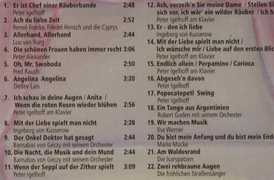 V.A.Tanzmusik Vergangener Jahre: Ach Du liebe Zeit, Duophon(), D, FS-New, 2004 - CD - 94407 - 10,00 Euro