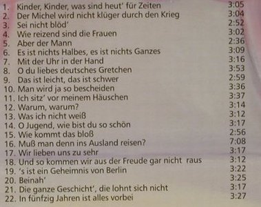 Reutter,Otto: In 50 Jahren Ist Alles Vorbei, Duophon, D, 2000 Typ: CD Best.-Nr.: 94412 Preis: 7,50 Euro