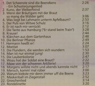 Waldoff,Claire: Die Berliner Pflanze, Duophon, D, 2000 Typ: CD Best.-Nr.: 94416 Preis: 10,00 Euro
