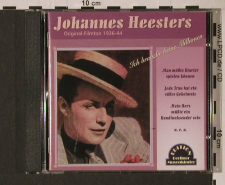 Heesters,Johannes: Ich Brauche Keine Millionen, Duophon(), D, 2000 - CD - 94429 - 10,00 Euro