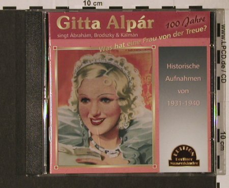 Alpr,Gitta: Was Hat Eine Frau Von Der Treue, Duophon(), D, 2003 - CD - 94438 - 10,00 Euro