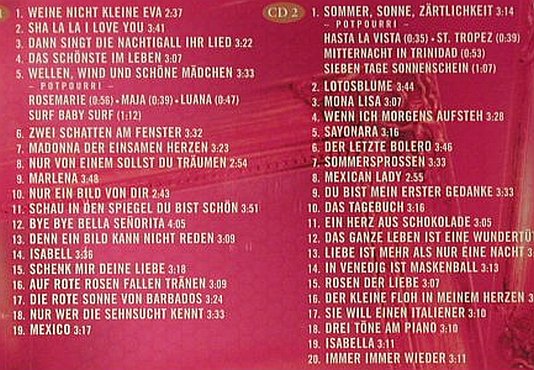 Flippers: Ein Leben Für Die Zärtlichkeit, Ariola(), D, 35Jahre, 2004 - 2CD - 94987 - 10,00 Euro