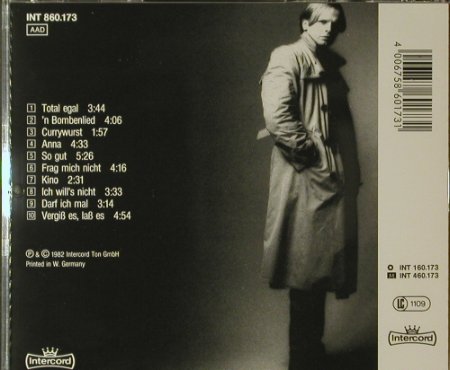 Grönemeyer,Herbert: Total Egal, Interc.(), D, 1982 - CD - 96000 - 10,00 Euro