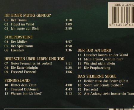 V.A.Das silberne Segel: Ein Musikalisches Abenteuer, Digi, Sony, EU, 2006 Typ: 2CD Best.-Nr.: 96789 Preis: 10,00 Euro