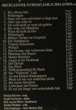 Beysens,Patricia: Ich weiß nicht zu wem ich gehöre, Dino(), EC, 99 - CD - 96884 - 10,00 Euro