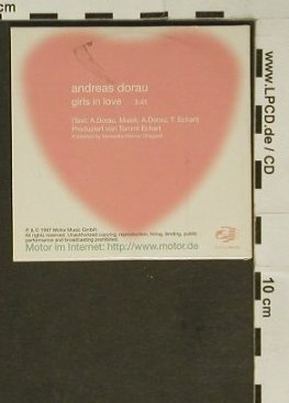 Dorau,Andreas: Girls In Love, Motor(), D, 97 - CD3inch - 96888 - 7,50 Euro