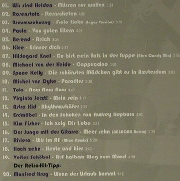 V.A.German Connection: Wir sind Helden...Manfred Krug, Edel(), D, 20 Tr., 2003 - CD - 98557 - 5,00 Euro