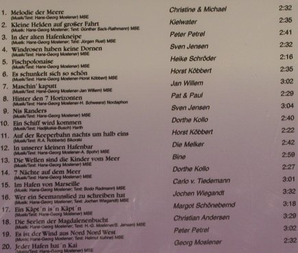V.A.Wenn das Meer ruft: 20 der schön. Aktl., MSE Rec. (20.1696), , FS-New, 2003 Typ: CD Best.-Nr.: 99749 Preis: 5,00 Euro