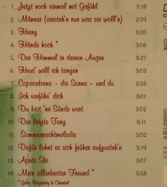 Baginsky,Gaby: Viel Gefühl, da Music(), D, 1998 - CD - 99835 - 5,00 Euro